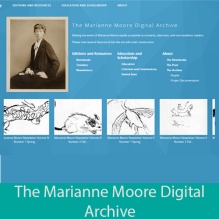 Image for Marrianne Moore Digital Archive. 