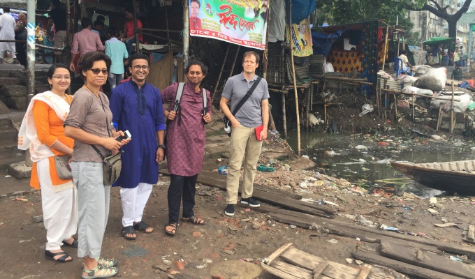 AMR team with partners from icddr,b.