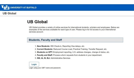 Ub Global International Student Services University At Buffalo