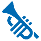 trumpet icon.