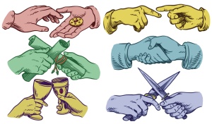 Save the date poster.