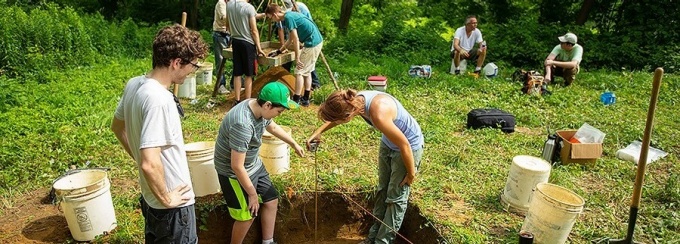 UB archaeological dig at the site of McKendry Site.