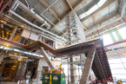 The staircase from the ground floor to the second floor. Photo: Douglas Levere