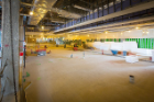 This classroom space is large enough to accommodate 200 students. Photo: Douglas Levere