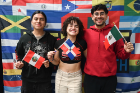 Students celebrating the contributions and rich cultural history of the Latinx community during Hispanic Heritage Month.