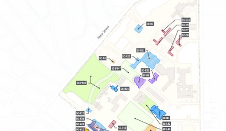Implementation map of South Campus.