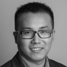 Portrait of Shaofeng Zou.