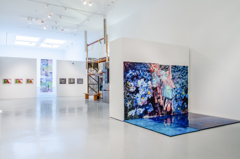 Installation photo from Chaotic Good, UB's 2020 First Year MFA Exhibition.