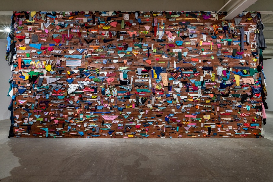 Karyn Olivier, Fortified, 2020, installation view, Karyn Olivier: Everything That’s Alive Moves, 2020, Institute of Contemporary Art, University of Pennsylvania. Photo by Constance Mensh. Courtesy of the artist and Tanya Bonakdar Gallery, New York.