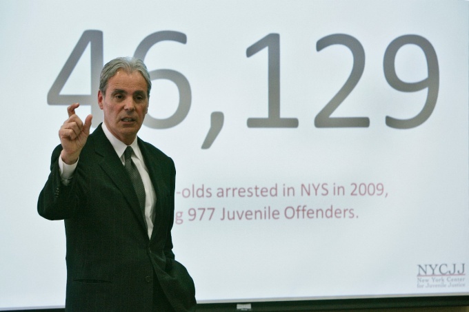 Judge Michael A. Corriero,The Baldy Center Distinguished Speaker, 2012.