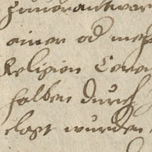 Image courtesy of author, who states: "The photo is from a document in an archive I visited. The citation is: Hauptstaatsarchiv Stuttgart C3 Bü 193, Quadrangel 4, 1532.".