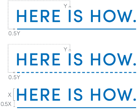Demonstration of line weight compared to text.