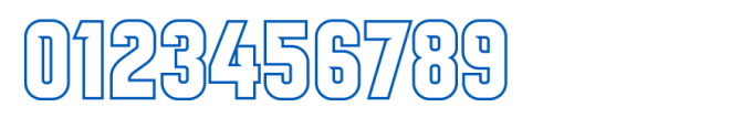 Stroked numerical system.