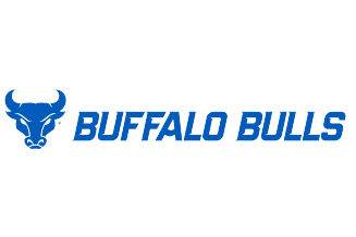 Spirit Mark with one-line Buffalo Bulls Wordmark.