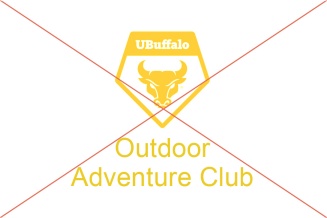 An example of a club mark in an incorrect color.