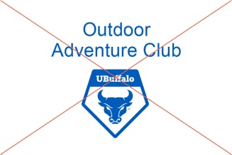 An example of a club mark with the club name in the incorrect position.