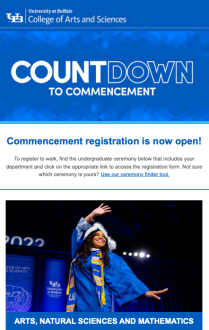 Countdown to Commencement.
