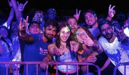 Victor's Glow Party is a student favorite event during Opening Weekend.