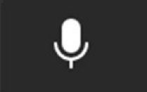 Microphone button icon.