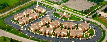 Exterior view of Hadley Village.