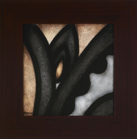 Mario Bencomo, If Quebec Were in the Tropics II, 2006 Acrylic on canvas, 12" x 12".