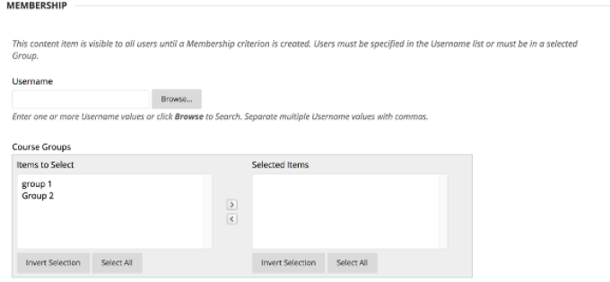 Zoom image: Adaptive release and the membership rule 