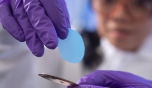 UB team members have received $1.8 million in new funding, to further study and develop materials called membranes that can separate carbon dioxide (CO2) from other gases. This technology could help factories and power plants cut down the amount of carbon they release. US Researchers leading this are Haiqing Lin, PhD of SEAS chemical and biological engineering and Timothy Cook, PhD, of CAS Chemistry. Photographer: Douglas Levere.