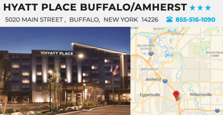 Photo of venue Hyatt Place Buffalo/Amherst 5020 Main Street, Buffalo, NY 14226. 