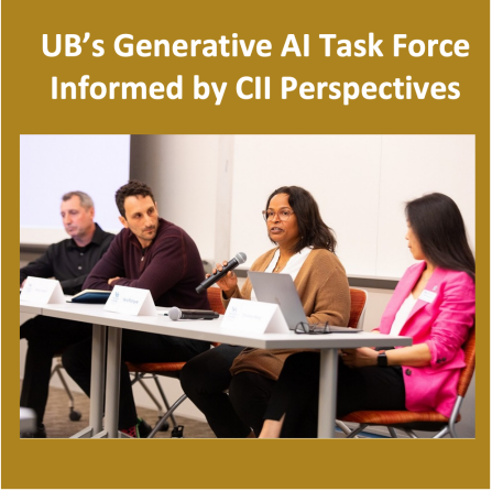UB's Generative AI Task Force informed by CII Perspectives. 