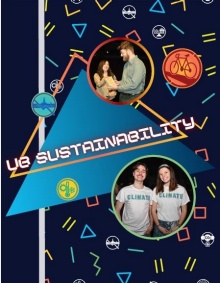Sustainability zine cover page.