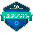 PhD STEM Professional development Digital Badge. 