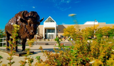 Photo of UB's Center for the Arts, North Campus.