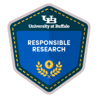 Responsible Conduct of Research badge. 