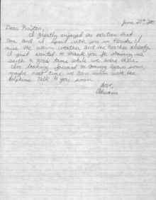 handwritten document.