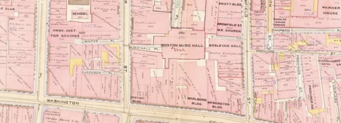 a poster :Musical Geographies of Boston, 1865–1915.