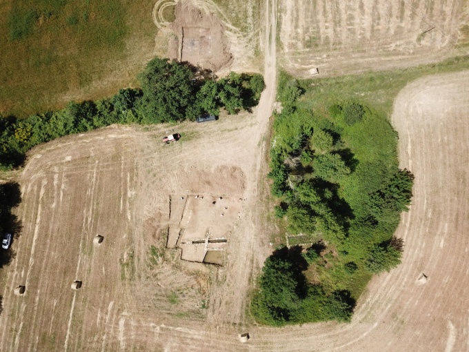 Picture from IMPERO Project. Overheard view of site.