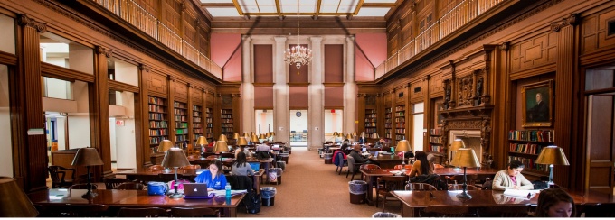 South Campus - Abbott Hall, Health Sciences Library Photographer: Douglas Levere.