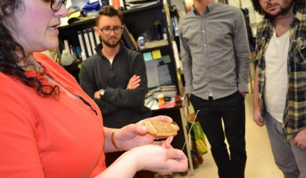 UB Law students learn in science lab.