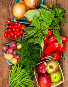 Fruits and Vegetables.