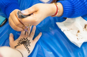 Henna at the University at Buffalo's World Bazaar | Credit: Douglas Levere.
