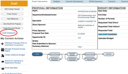 CLICK screen example.