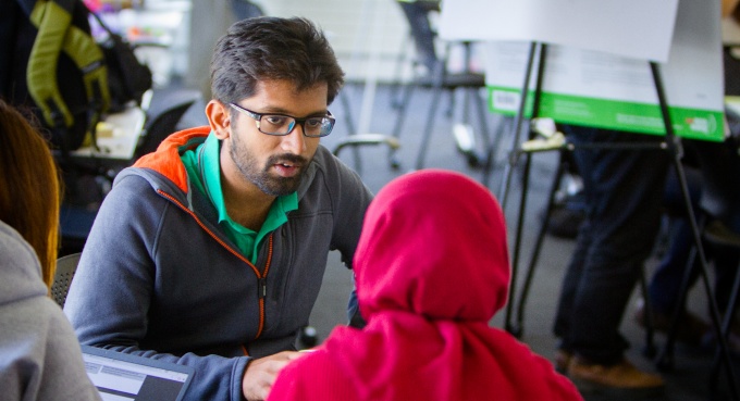 Members of Team Veritas, Photo by Douglas Levere.