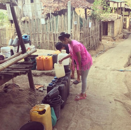 The second picture was in Thailand. All my friends from Mae La Refugee camp. I haven't seen them over 10 years and that's was my first time see them since I left the refugee camp. We all hike to the Mae Usue Cave and had picnic together.