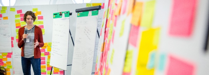 Team JHAMN Presenting during the Global Innovation Challenge 2018.