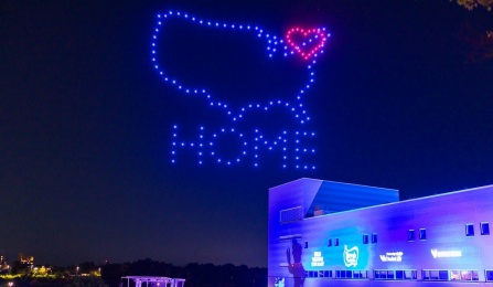 Welcome Weekend was capped off with UB's first-ever drone show, celebrating the start of a new semester.