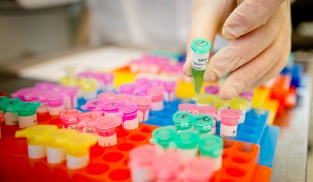 drug development lab.