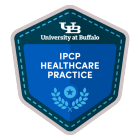 Healthcare practice badge.