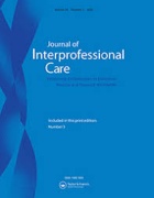 Journal of interprofessional care cover.