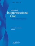 Journal of Interprofessional Care.