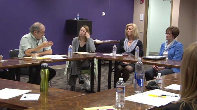 Photo Presenter in class.